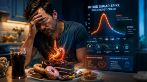 energy levels crash throughout the day